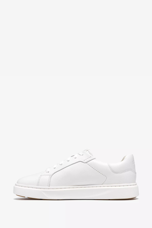 CODE C LACE SNEAKERS WHITE LEATHER