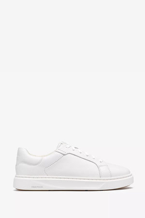 CODE C LACE SNEAKERS WHITE LEATHER