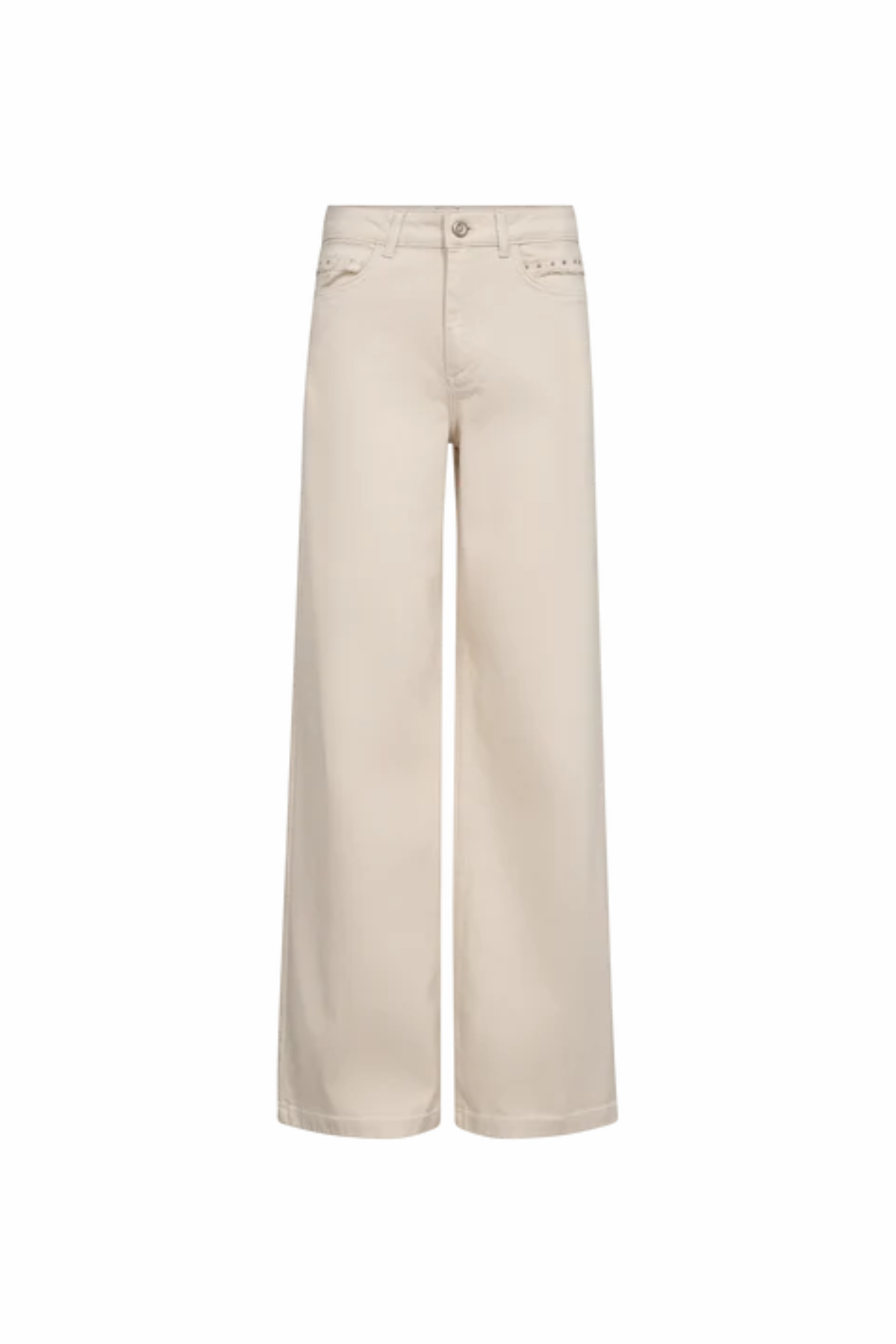 COLETTE FRINGE JEANS CLAY