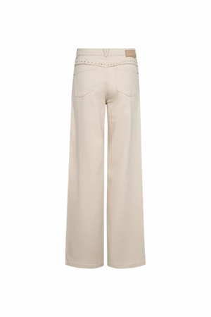 COLETTE FRINGE JEANS CLAY