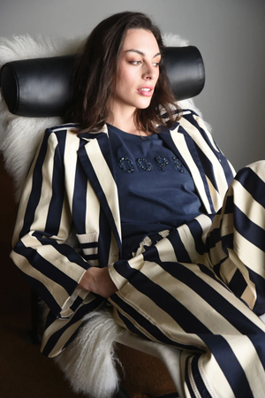 COOPER CLUB BLAZER NAVY STRIPE