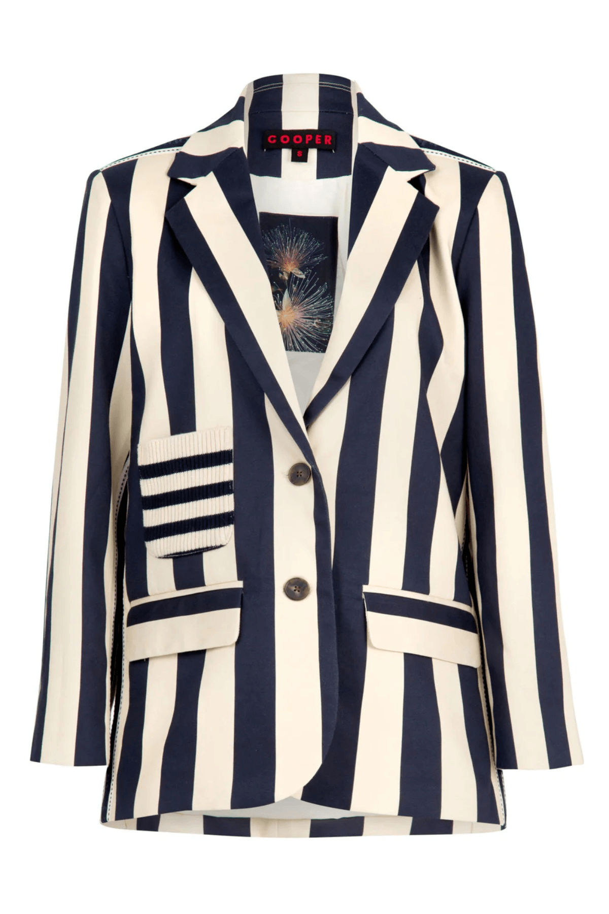 COOPER CLUB BLAZER NAVY STRIPE