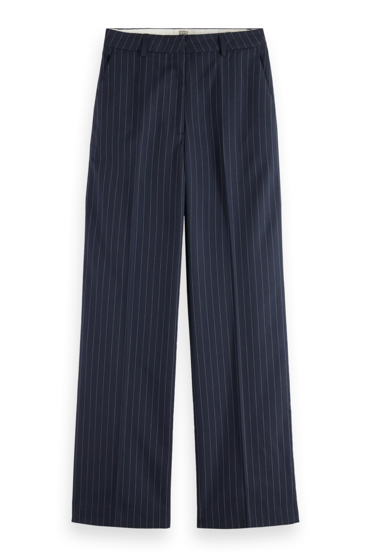 CORE EDIE PANT NIGHT BLUE PINSTRIPE