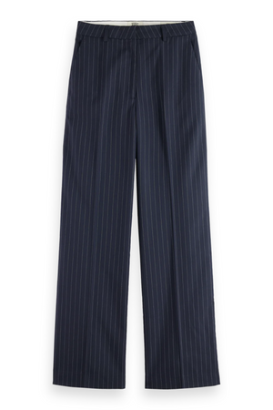 CORE EDIE PANT NIGHT BLUE PINSTRIPE