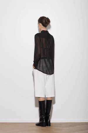 SOFT BRUSHED COTTON SHORTS WHITE