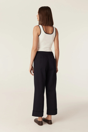 CREPE KNIT TANK WHITE