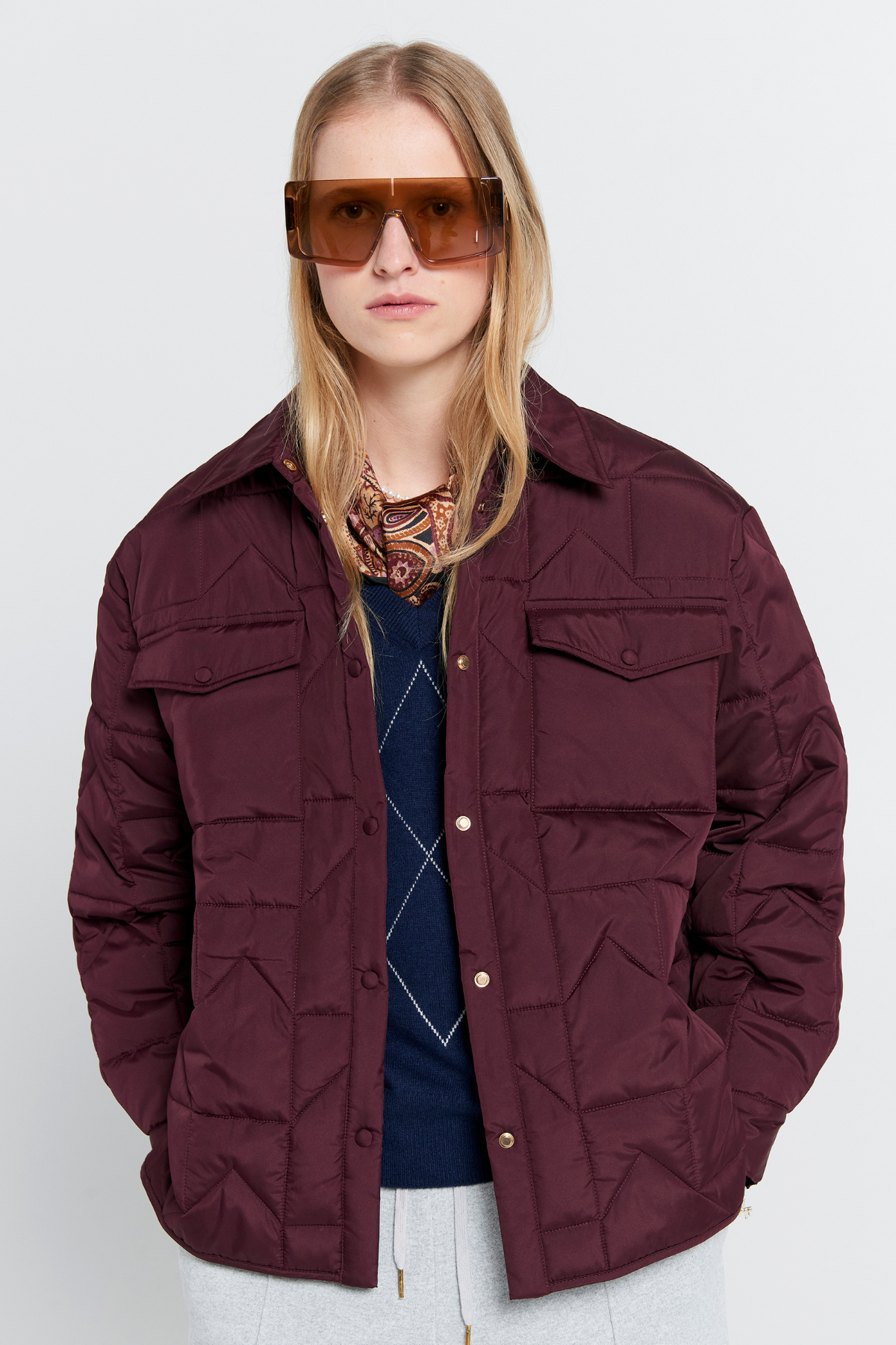 CREST JACKET MERLOT
