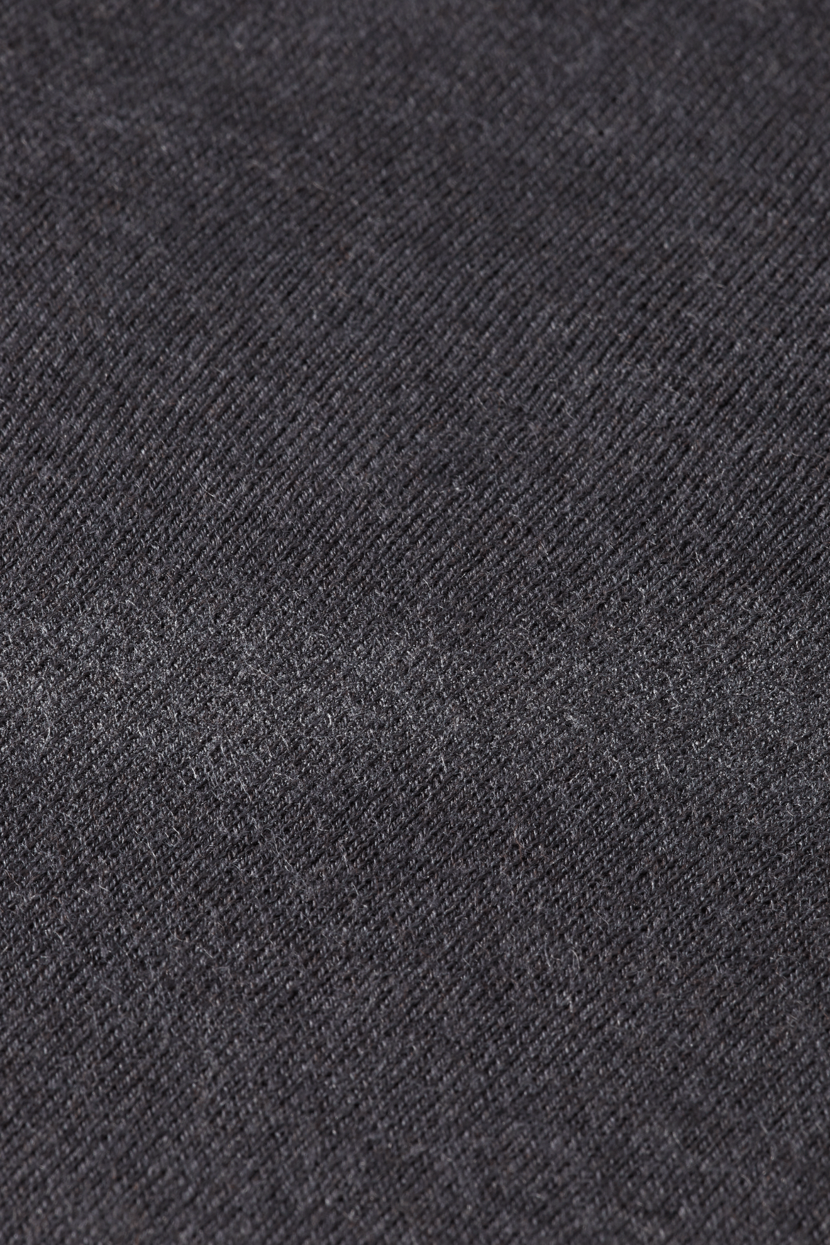 CREW NECK RELAXED CARDIGAN CHARCOAL MELANGE