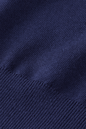 CREW NECK RELAXED KNITTED TANK NAVY