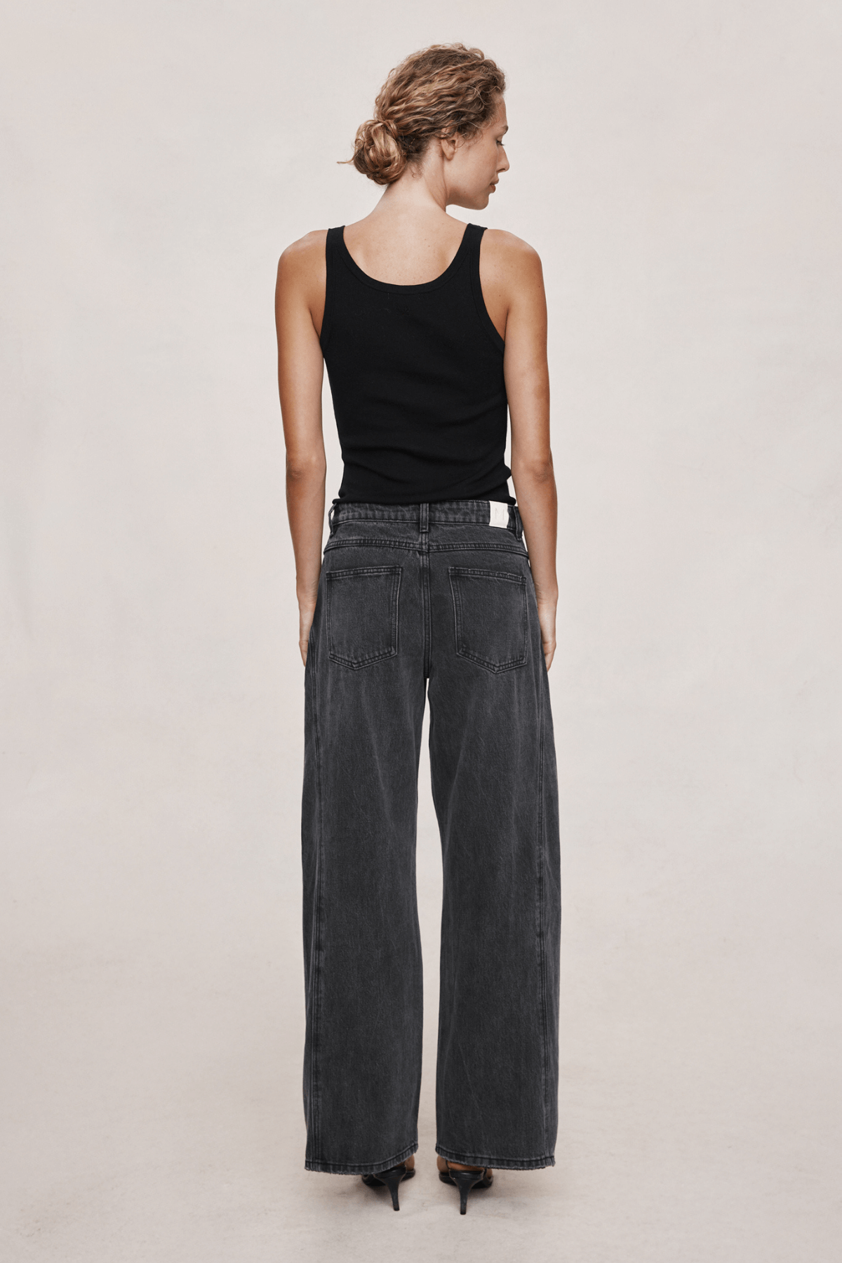 CROSS STITCH JEAN FADED BLACK