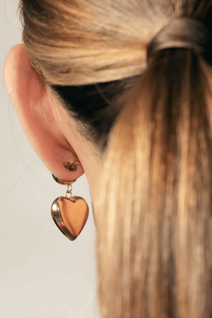 CUPID DROP EARRINGS GOLD