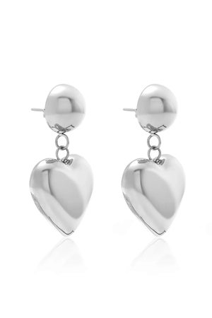 CUPID DROP EARRINGS SILVER