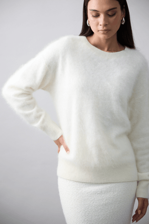 CYRA CREW BRUSHED CASHMERE POLAR