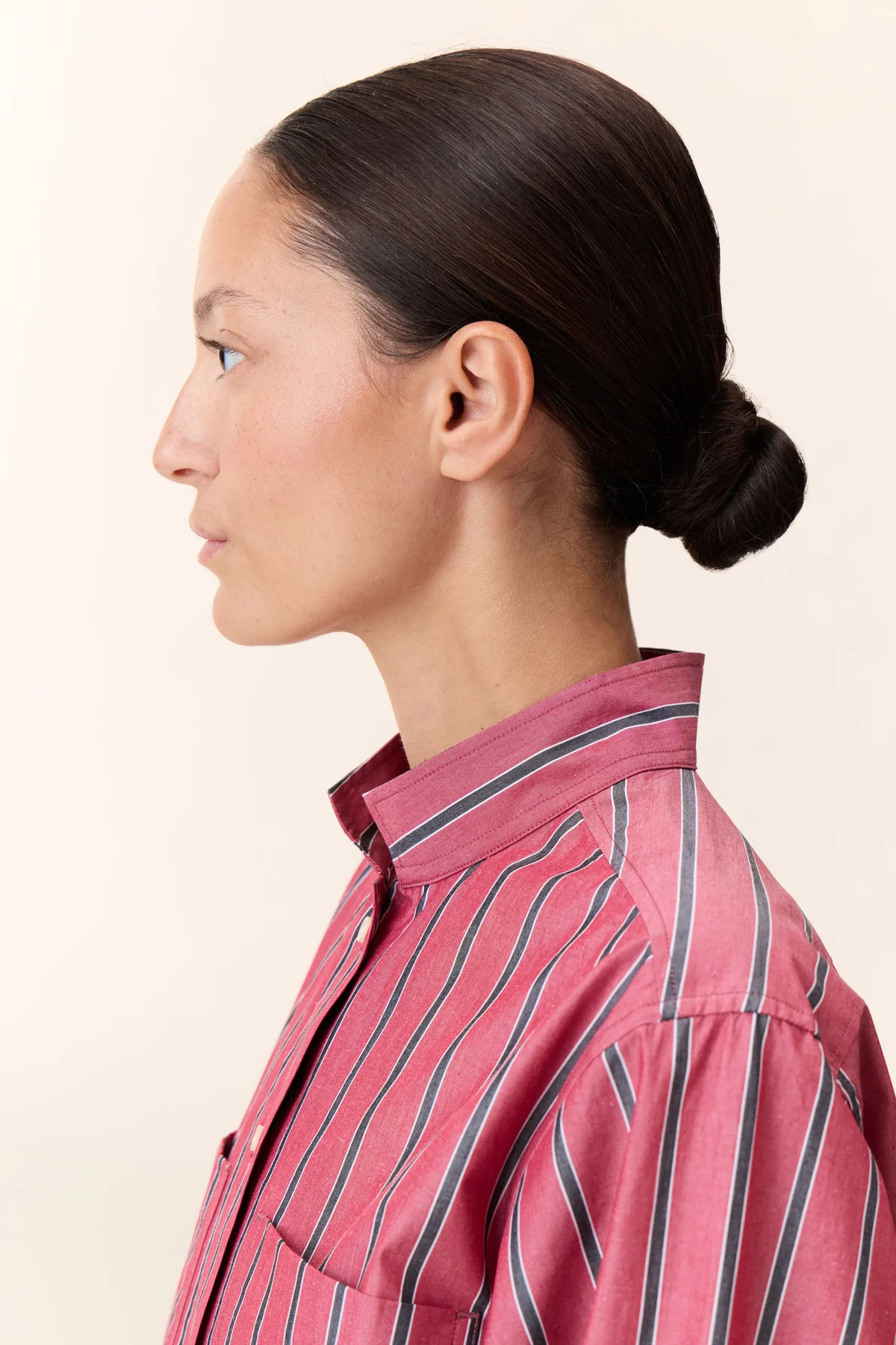 CYRIEL STRIPE SHIRT PINK
