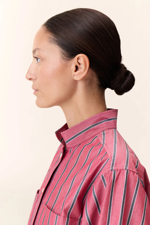 CYRIEL STRIPE SHIRT PINK