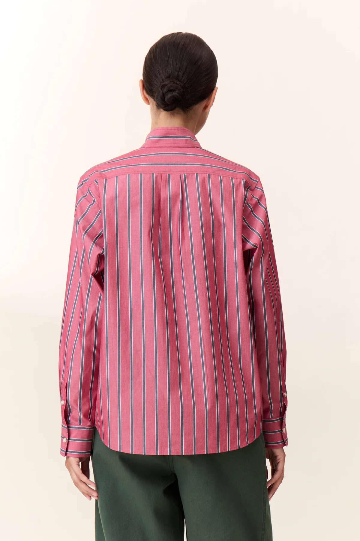 CYRIEL STRIPE SHIRT PINK