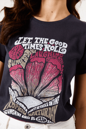 D50007 LADIES T-SHIRT ANTRACITE