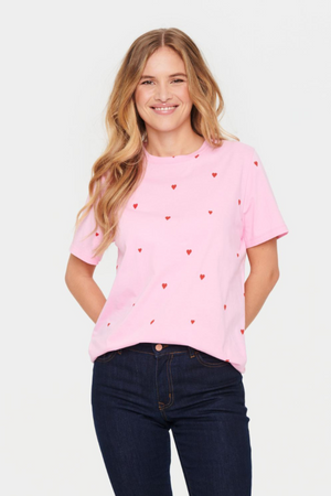 DAGNI T-SHIRT BONBON FLAME HEARTS