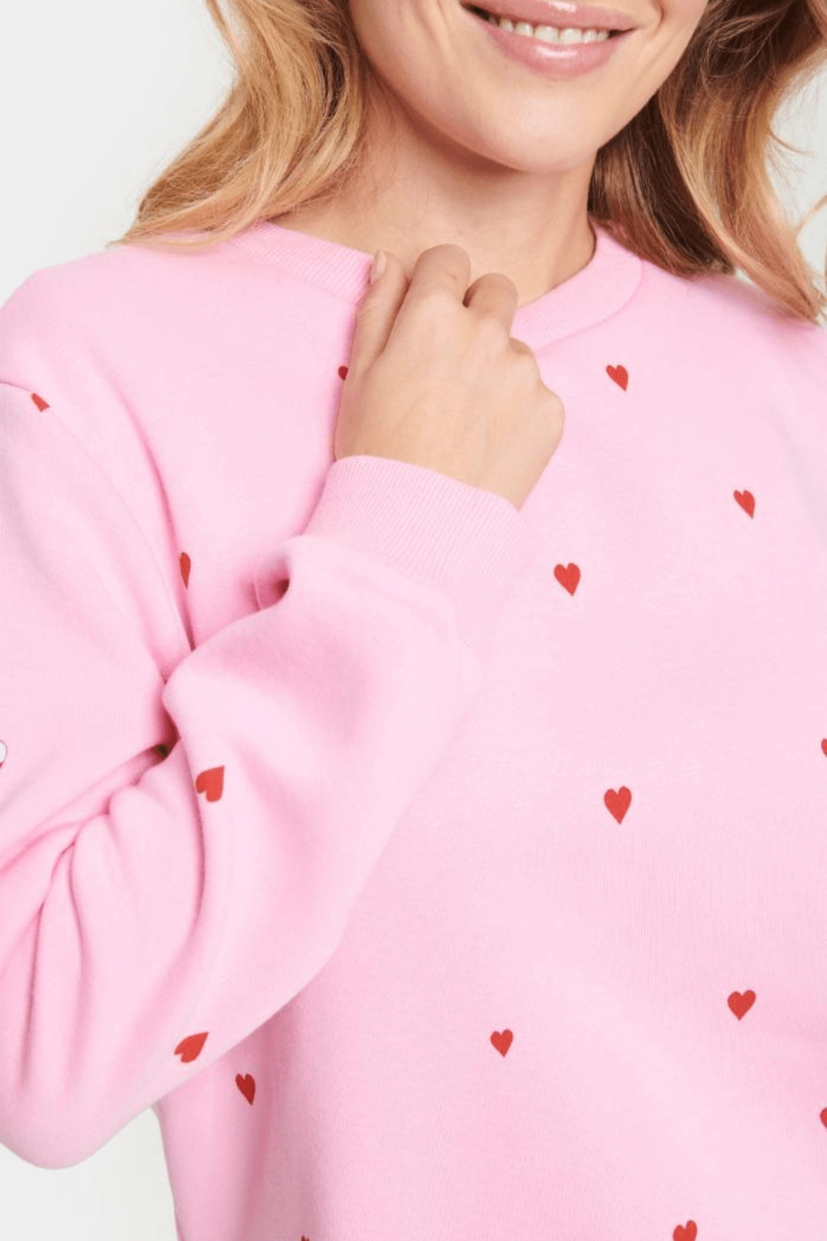 DAGNA SWEATSHIRT BONBON FLAME HEARTS