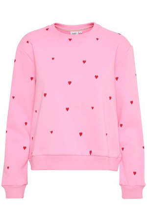 DAGNA SWEATSHIRT BONBON FLAME HEARTS