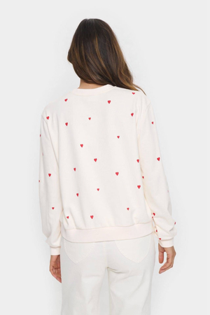 DAGNA SWEATSHIRT ICE FLAME HEARTS