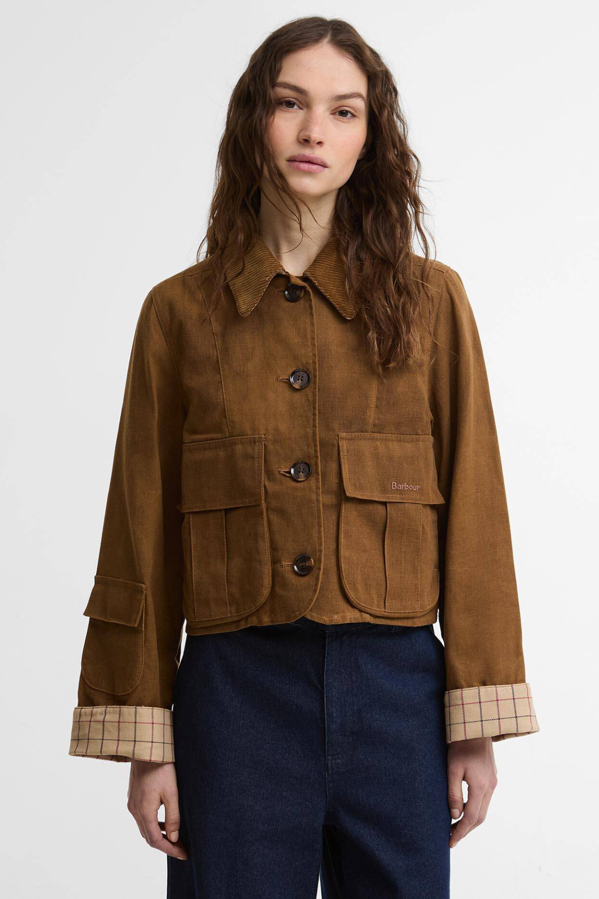 DALBURY CASUAL JACKET TAN/BEIGE TATTERSALL