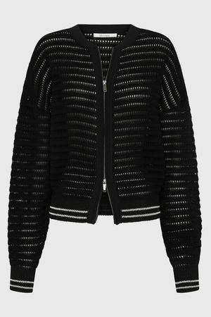 DALLAS KNIT JACKET BLACK