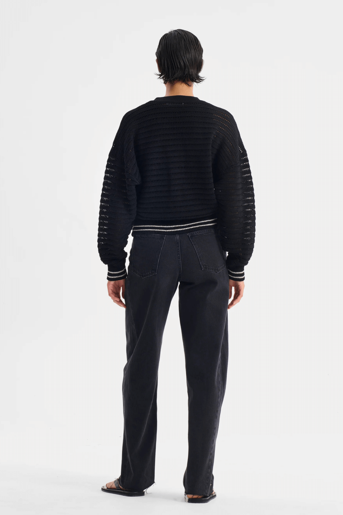 DALLAS KNIT JACKET BLACK