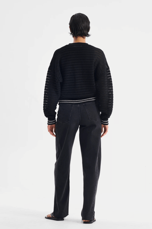 DALLAS KNIT JACKET BLACK