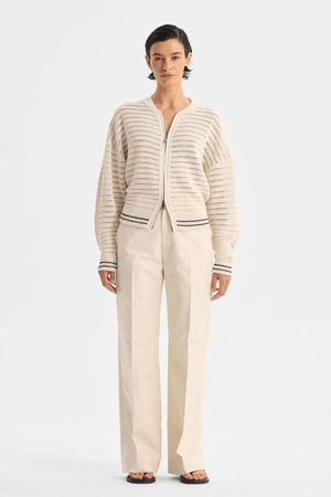 DALLAS KNIT JACKET MILK