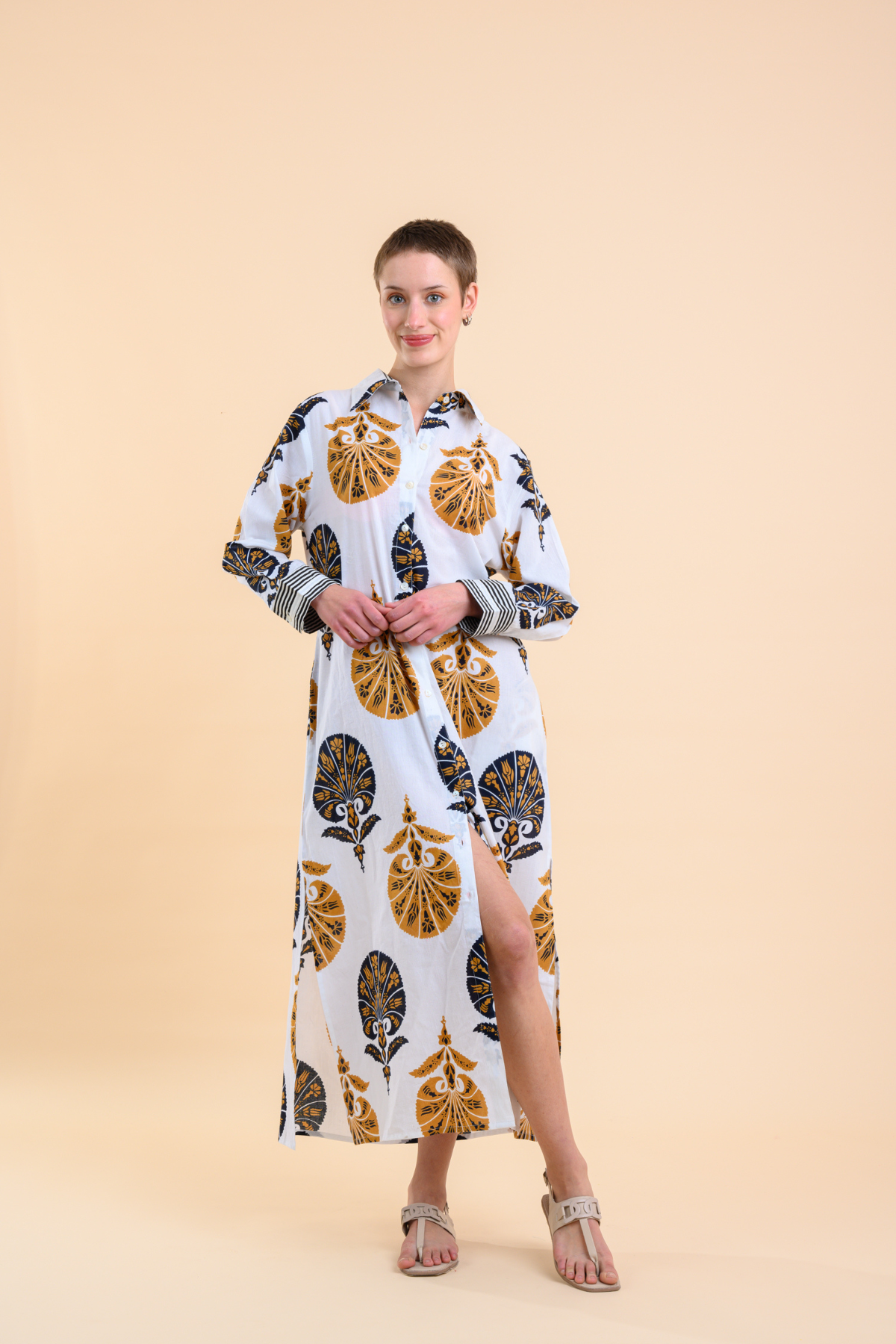 DANICA DRESS BLACK/GOLD