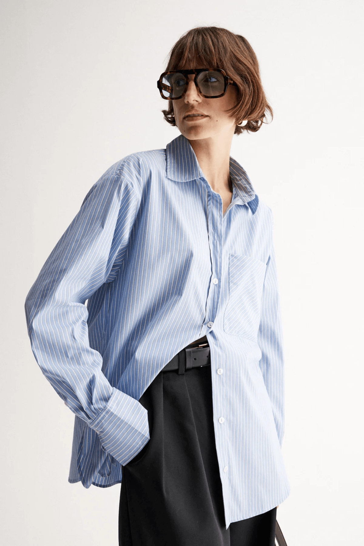 DARCY SHIRT BLUE STRIPE
