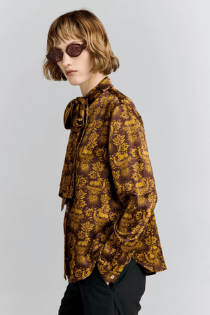 DEB SHIRT CHOCOLATE MULTI