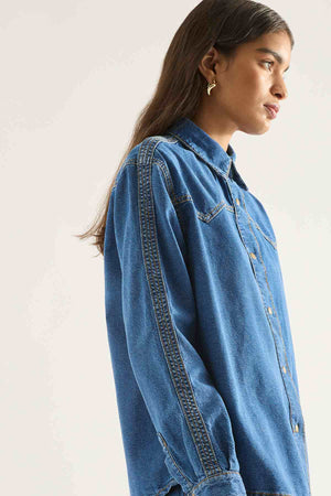 DELILAH SHIRT MODERNA BLUE