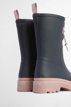 DEVLIN MID WELLY BOOT DUSKY GREY/GARDENIA PINK