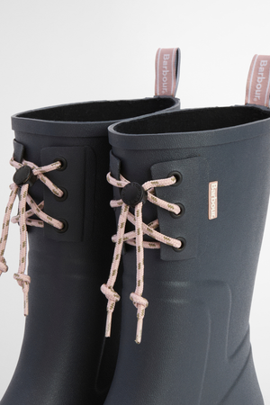DEVLIN MID WELLY BOOT DUSKY GREY/GARDENIA PINK