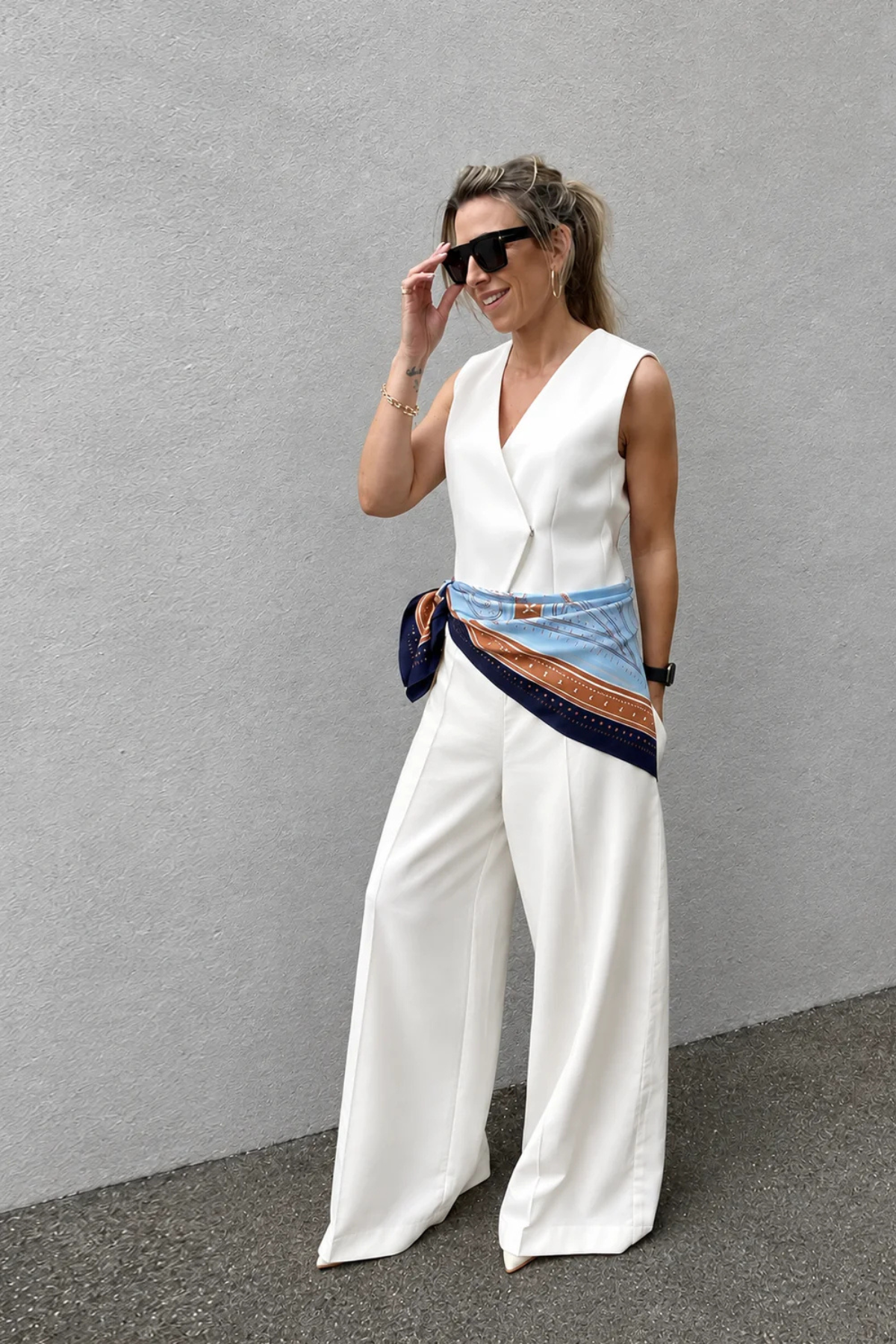 DH X ELLIE COMPTON LAWRIE SILK SCARF