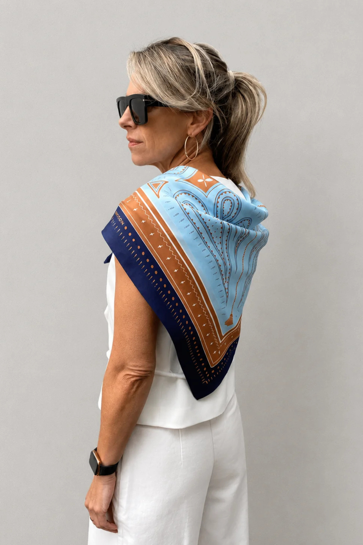 DH X ELLIE COMPTON LAWRIE SILK SCARF
