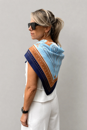 DH X ELLIE COMPTON LAWRIE SILK SCARF