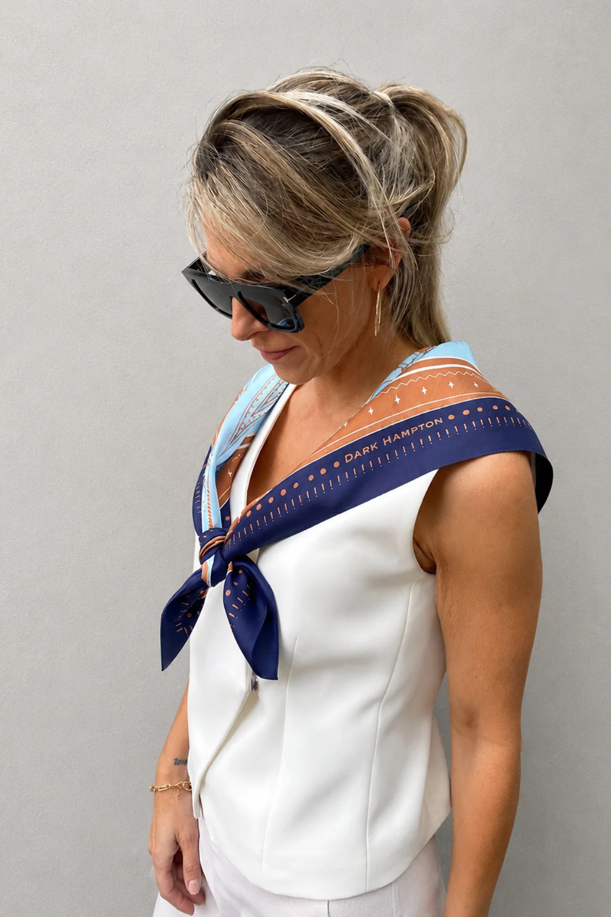 DH X ELLIE COMPTON LAWRIE SILK SCARF