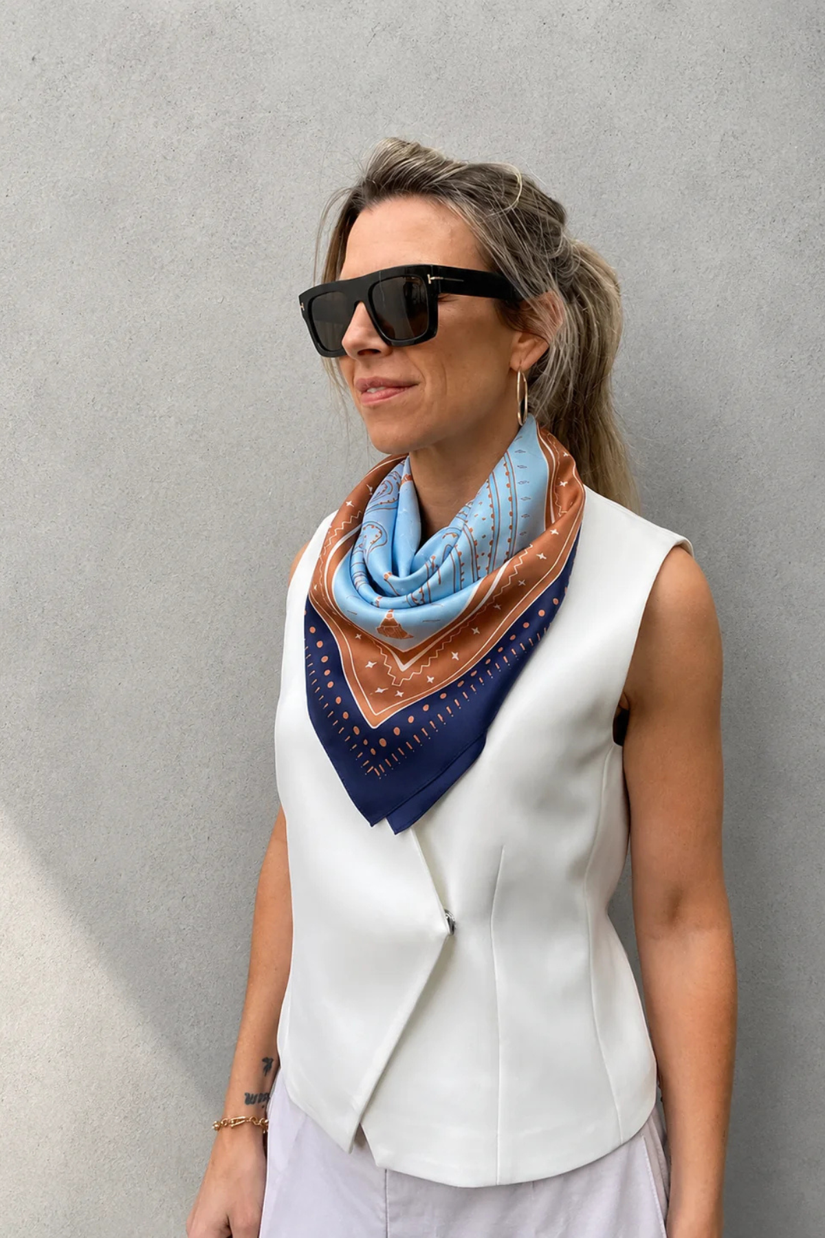 DH X ELLIE COMPTON LAWRIE SILK SCARF