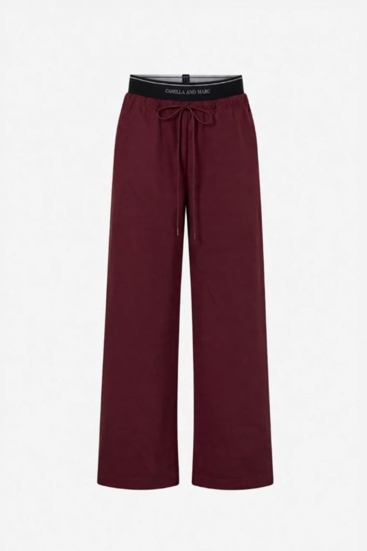 DIA ELASTIC DETAIL PANT BURGUNDY