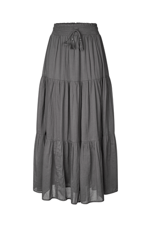 DIAMOND MAXI SKIRT WASHED BLACK