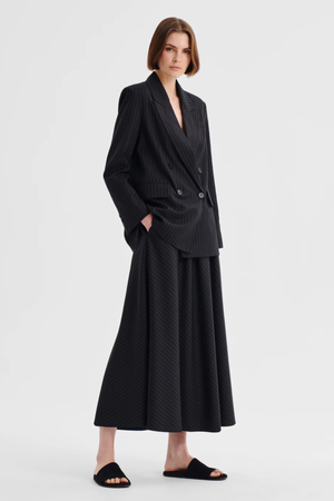 DIEGO SKIRT PINSTRIPE