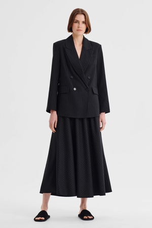 DIEGO SKIRT PINSTRIPE