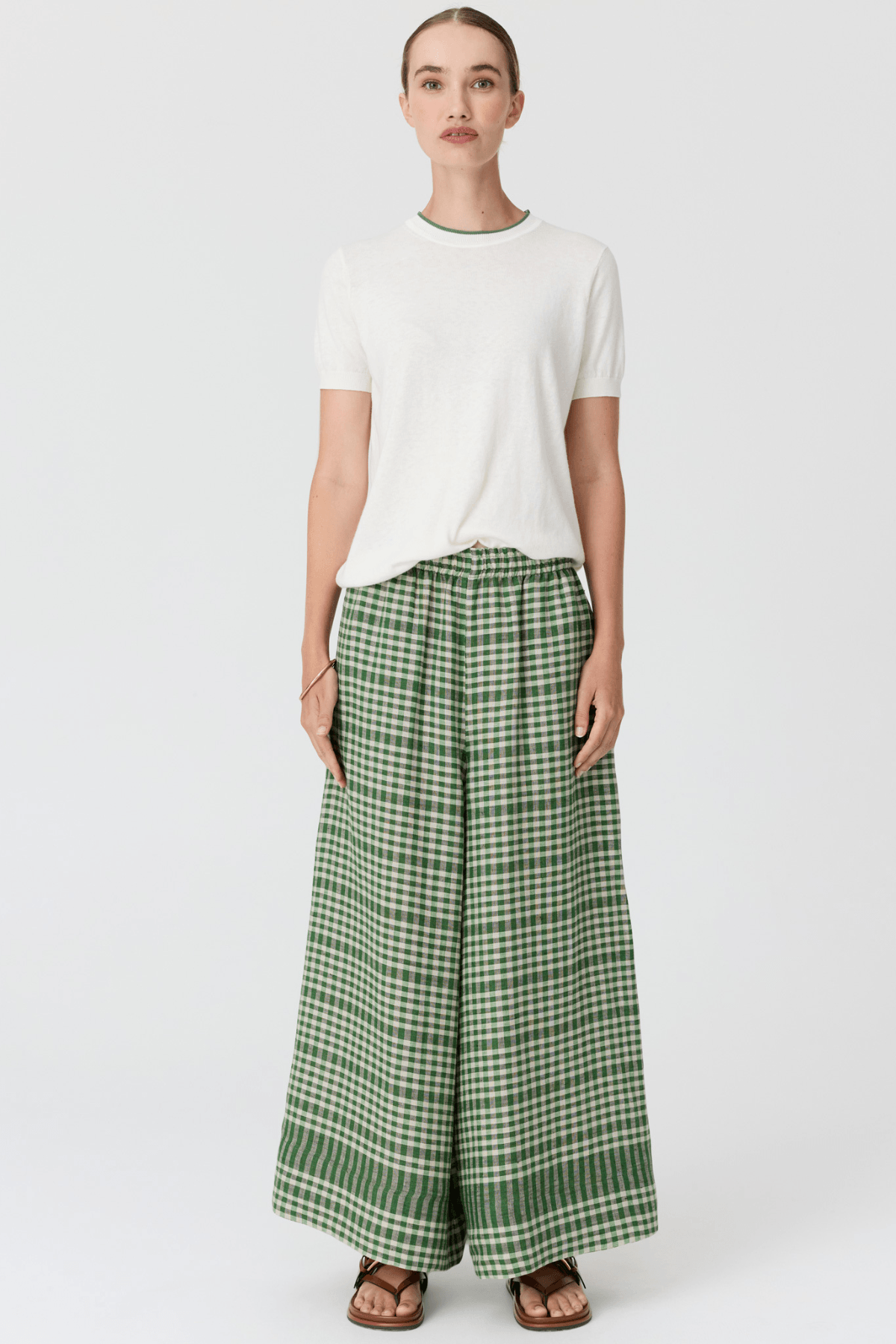 DILLON TEE CHALK/FERN