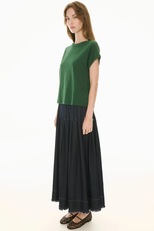 DOYLE DENIM SKIRT INDIGO