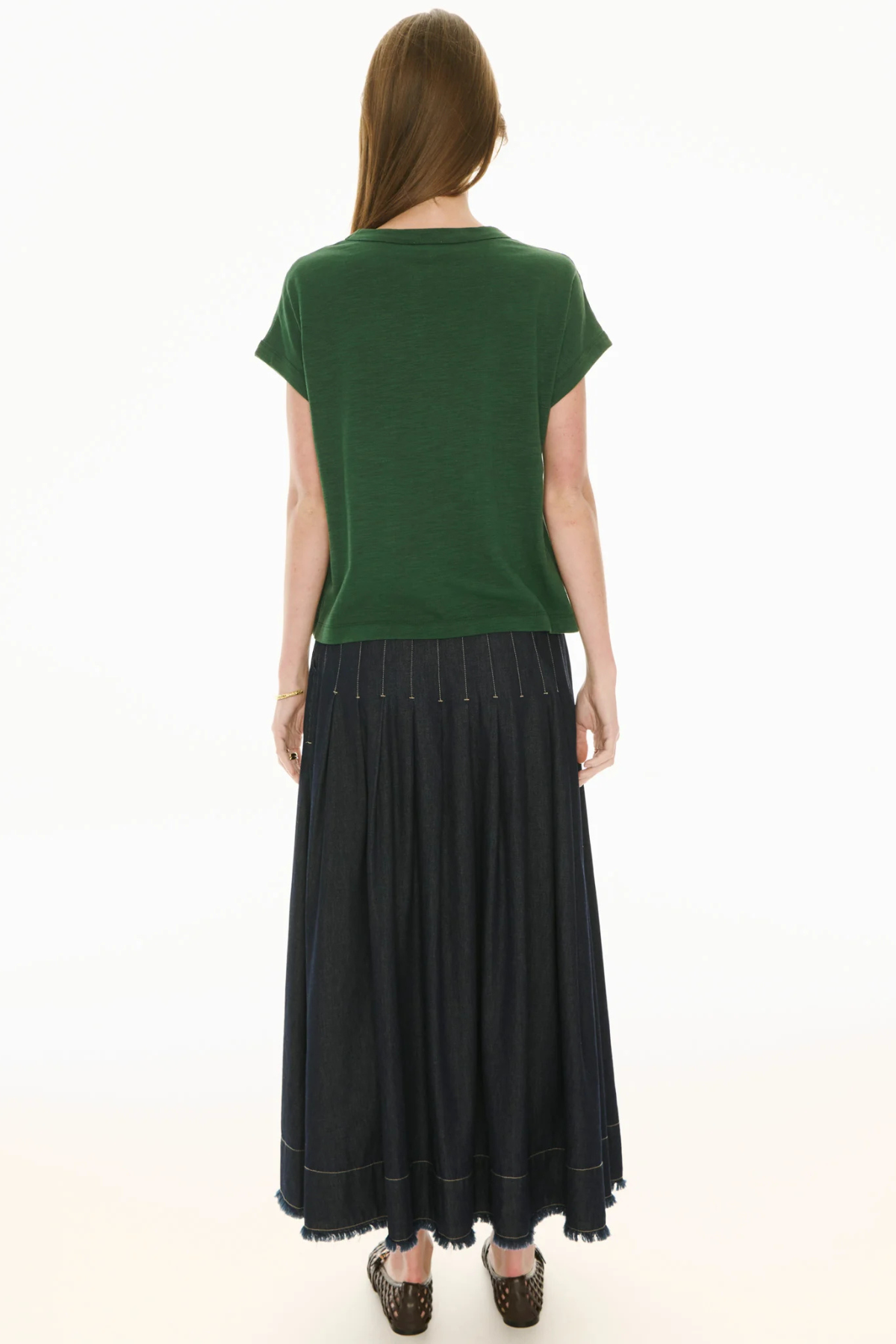 DOYLE DENIM SKIRT INDIGO