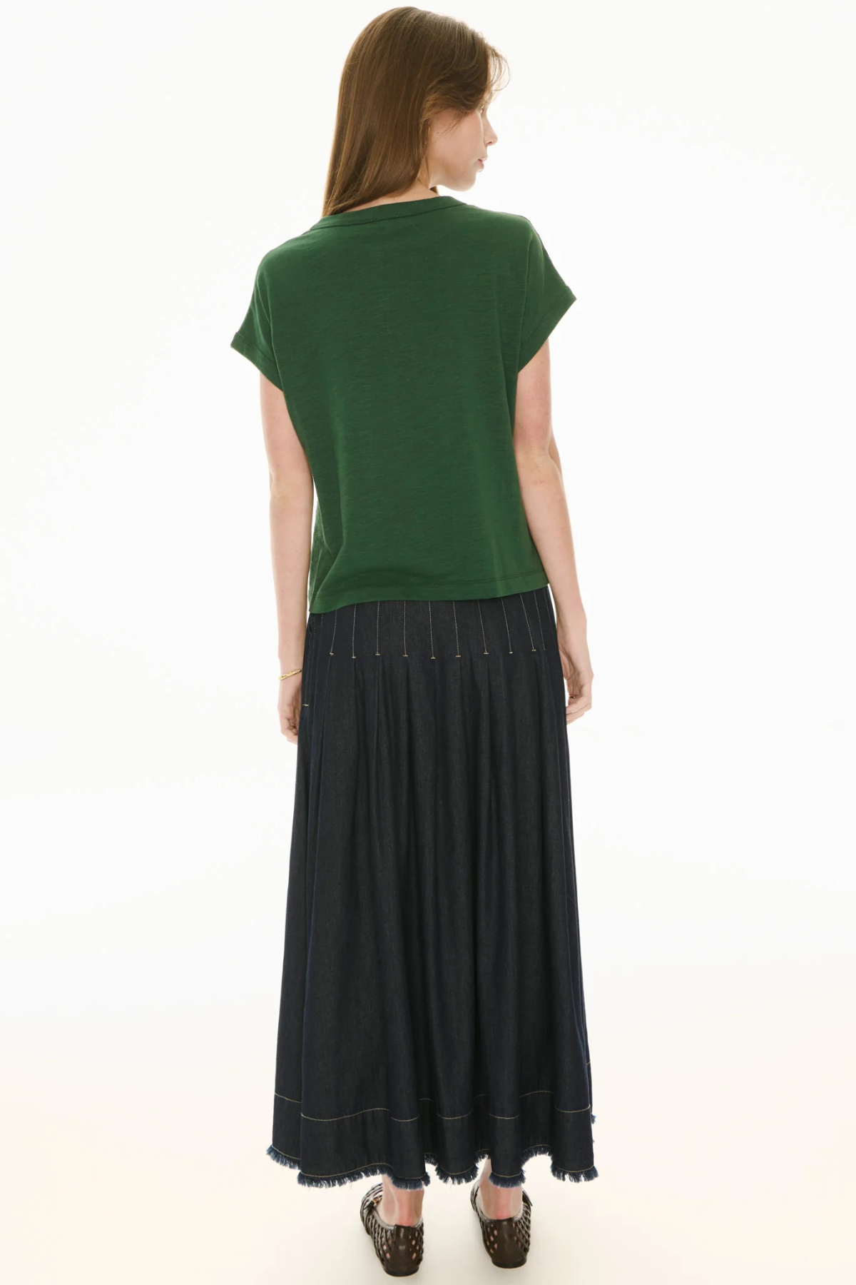 DOYLE DENIM SKIRT INDIGO