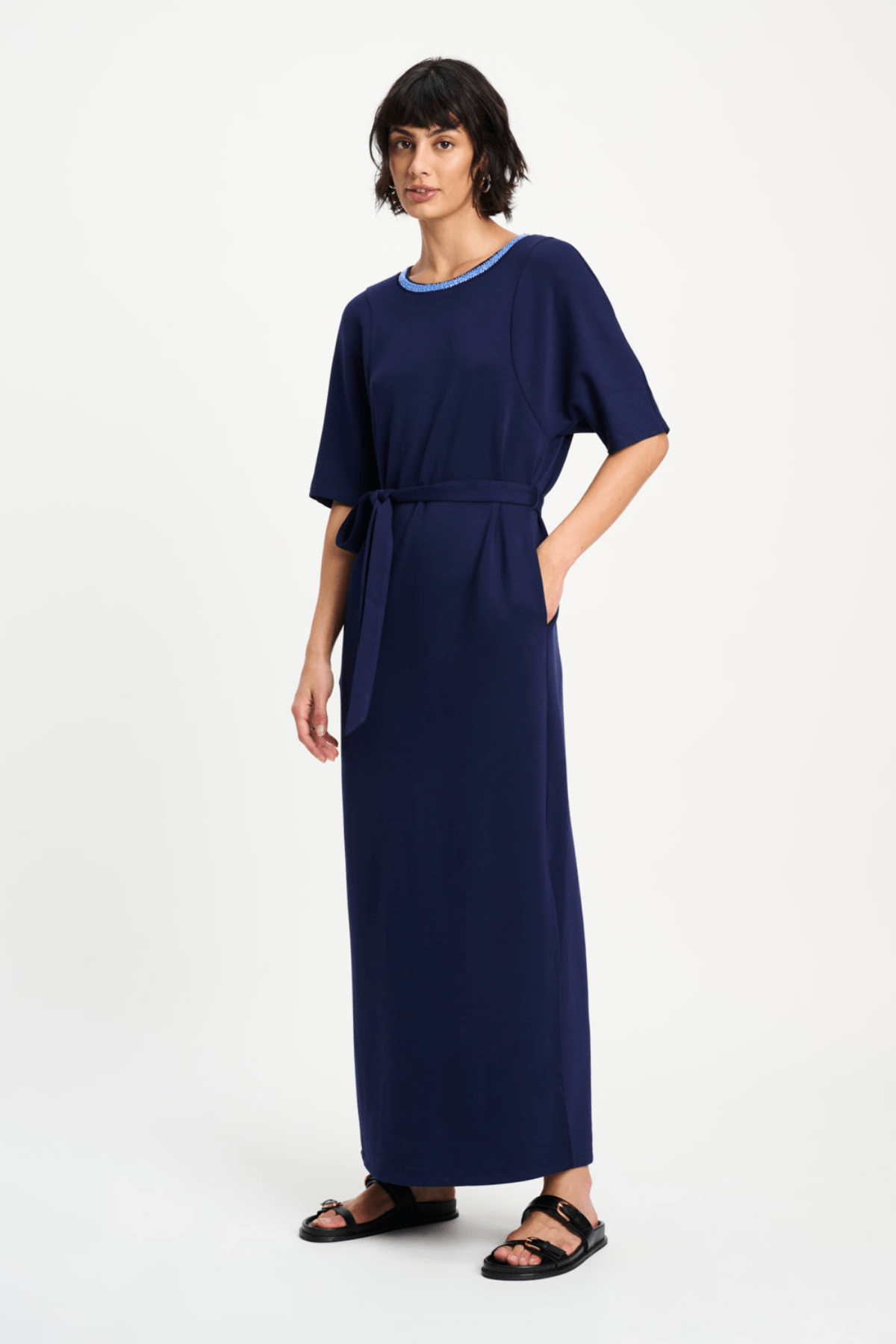 MACY DRESS NIGHT BLUE